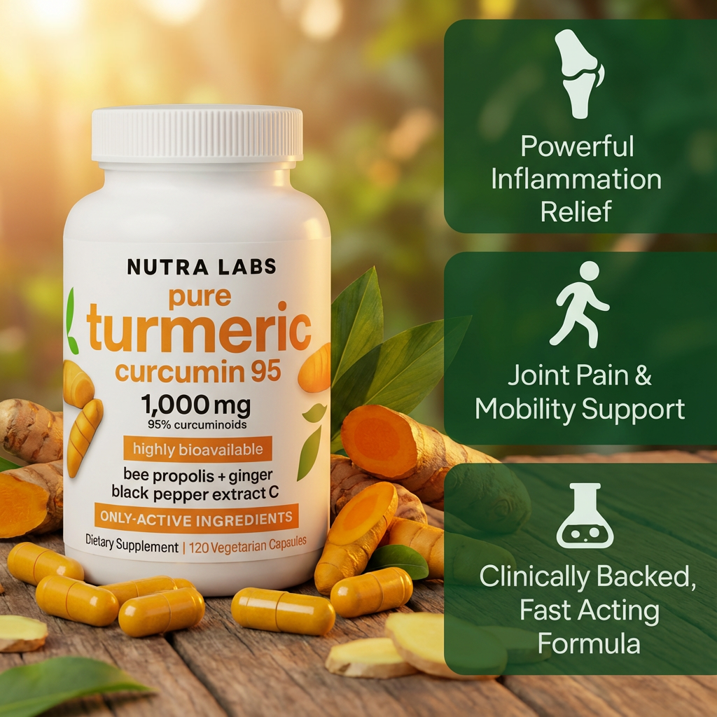 Nutra Labs™ Turmeric Curcumin (1,000 mg)