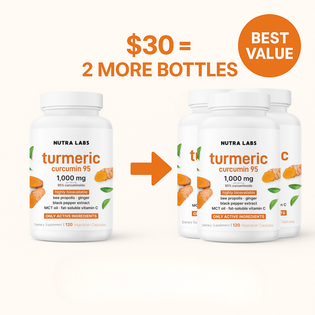 Nutra Labs™ Turmeric Curcumin 2 Bottle Upgrade