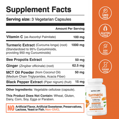 Nutra Labs™ Turmeric Curcumin