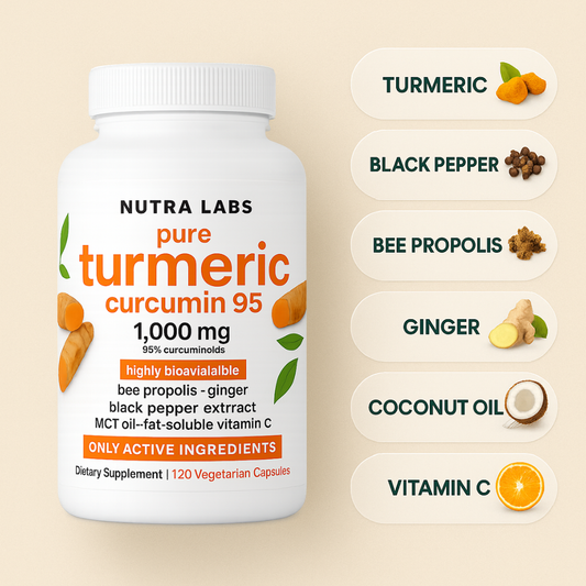 Nutra Labs Turmeric Curcumin 95 - Premium Botanical Extract