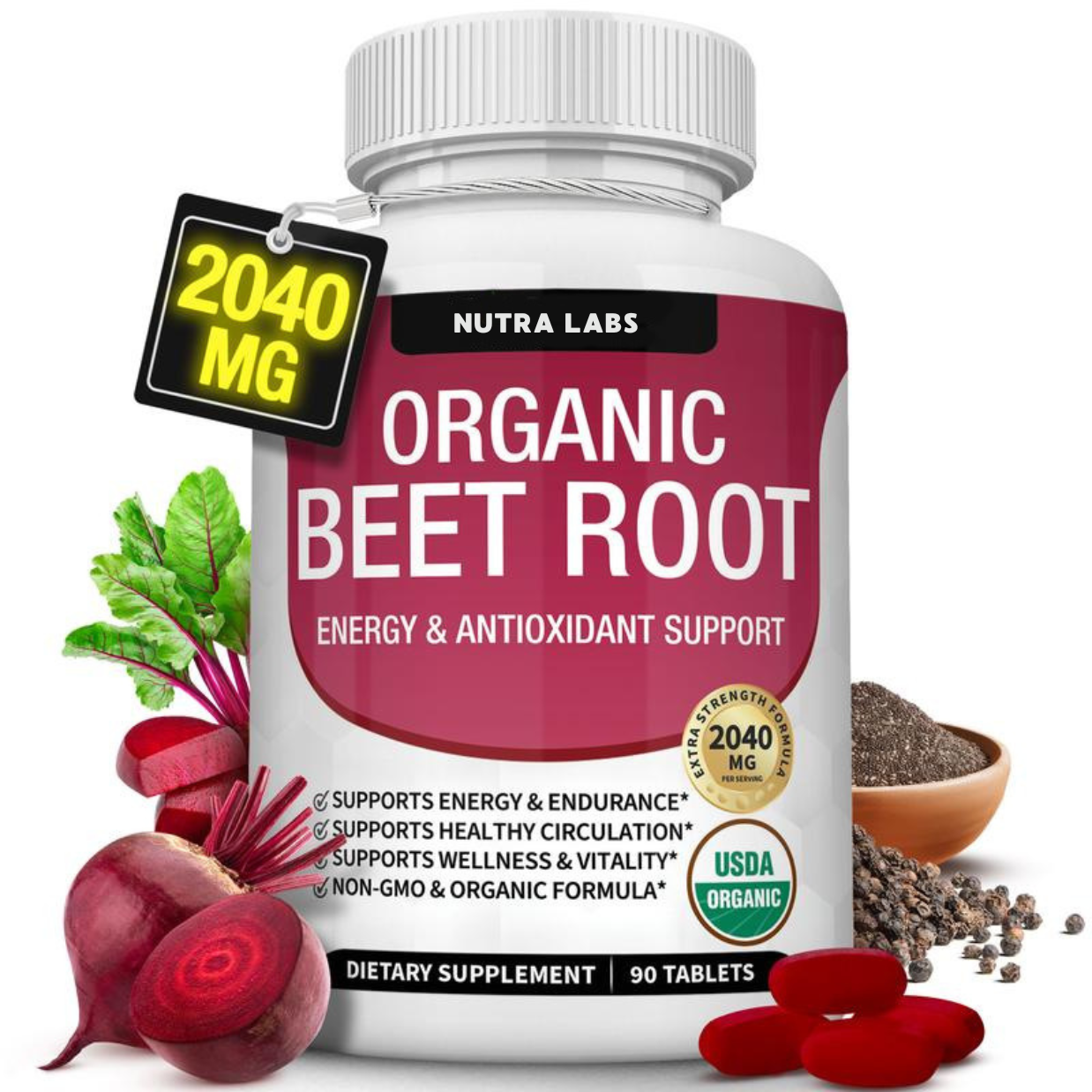 Nutra Labs™ Organic Beetroot