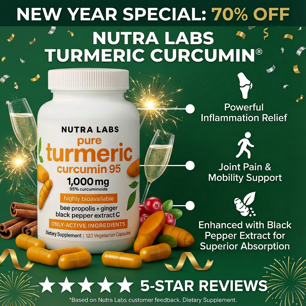 Nutra Labs™ Turmeric Curcumin New Year Special