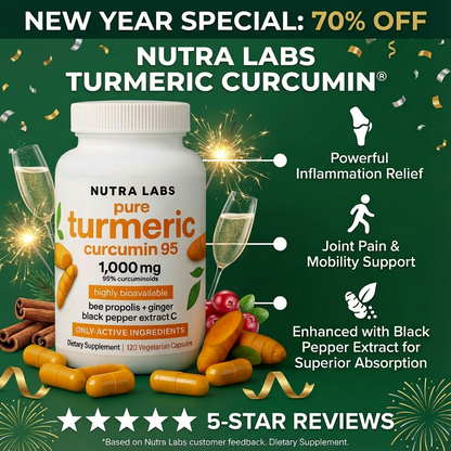 Nutra Labs™ Turmeric Curcumin New Year Special