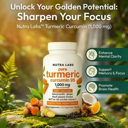 Nutra Labs™ Curcumin (1,000 mg) Brain Support