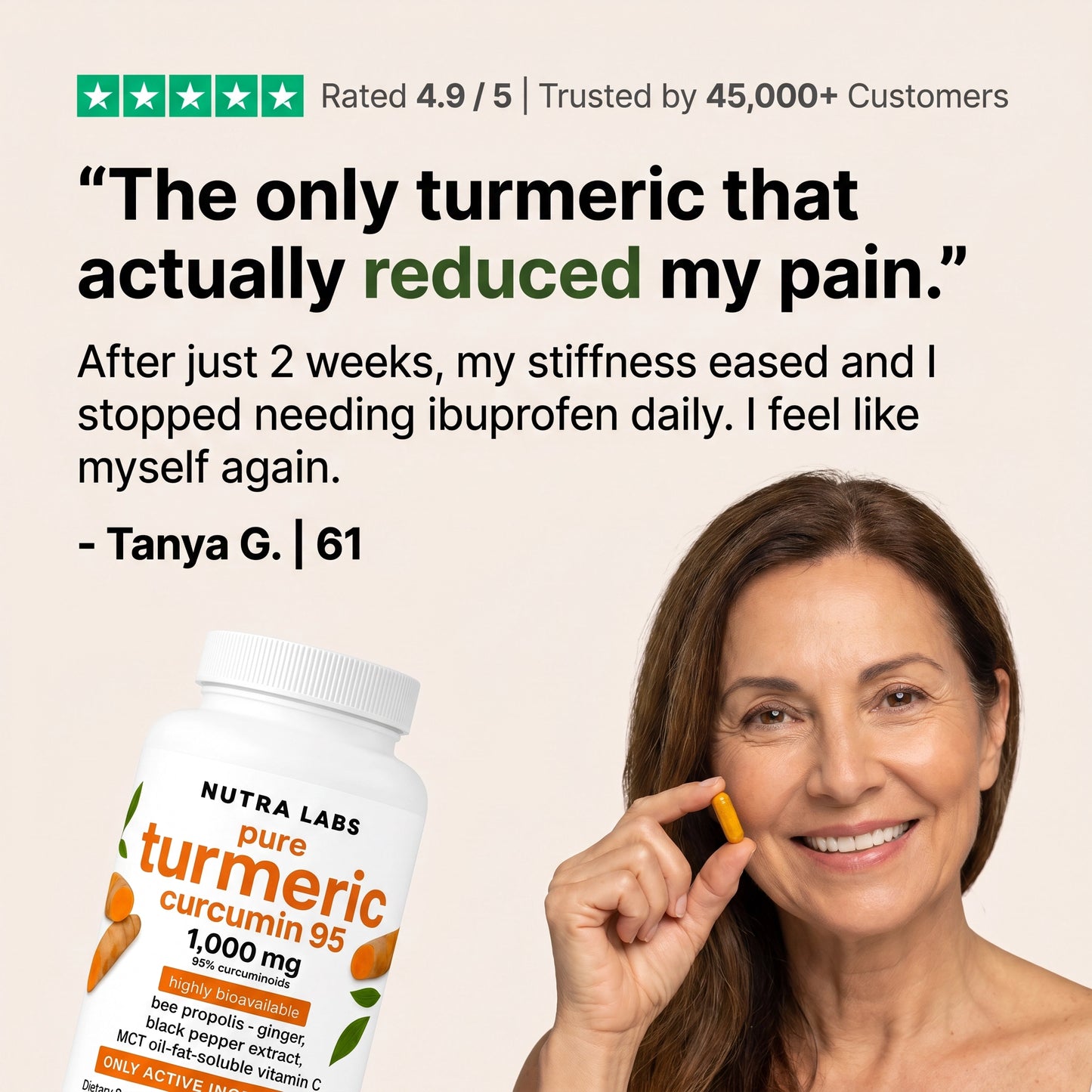 Nutra Labs™ Turmeric Curcumin (1,000 mg)