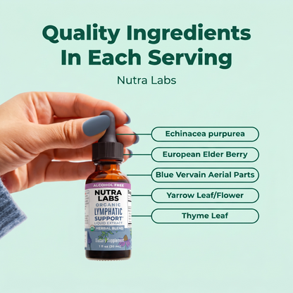Nutra Labs™ Organic Lymphatic Support Herbal Blend