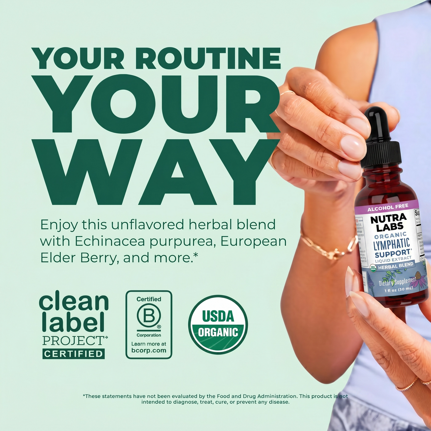 Nutra Labs™ Organic Lymphatic Support Herbal Blend